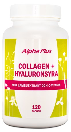 Alpha Plus Collagen + Hyaluronsyre, Kosttilskud - Alpha Plus