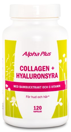 Alpha Plus Collagen + Hyaluronsyre, Helse - Alpha Plus