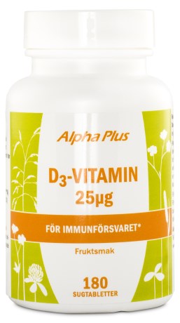 Alpha Plus D3-Vitamin 25 mcg, Helse - Alpha Plus