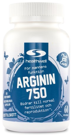 Arginin 750, Kosttilskud - Healthwell