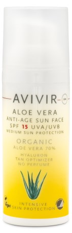 Avivir Aloe Vera Anti-Age Sun Face, Kropspleje & Hygiejne - Avivir