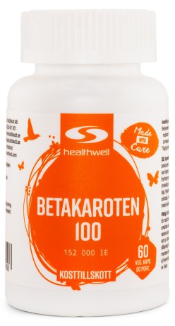 Betakaroten 100, Helse - Healthwell