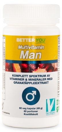 Better You Multivitamin Man, Kosttilskud - Better You