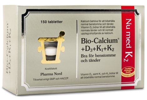 Pharma Nord Bio-Calcium+D3+K1+K2, Kosttilskud - Pharma Nord