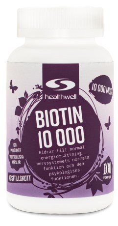 Biotin 10000, Kosttilskud - Healthwell