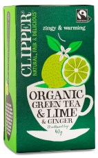 Clipper Tea Green Tea Lime & Ginger EKO