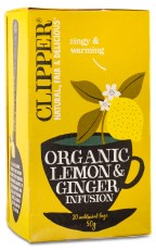 Clipper Tea Lemon & Ginger EKO