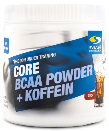 Core BCAA Powder + Koffein, Kosttilskud - Svenskt Kosttillskott