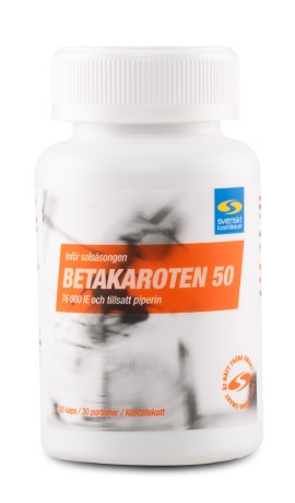 Core Betacaroten 50, Kropspleje & Hygiejne - Svenskt Kosttillskott