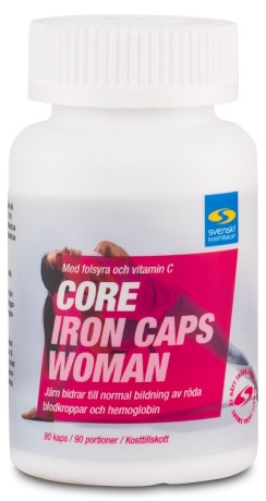 Core Iron Caps Woman, Kosttilskud - Svenskt Kosttillskott