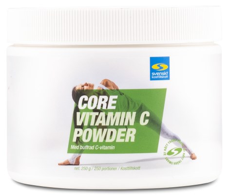 Core Vitamin C Powder, Kosttilskud - Svenskt Kosttillskott
