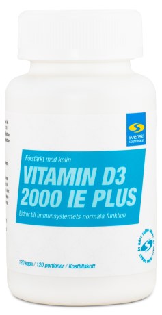 Vitamin D3 2000 IE+, Kosttilskud - Svenskt Kosttillskott