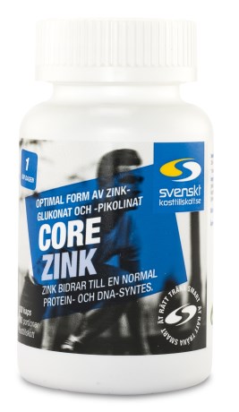 Core Zink, Kosttilskud - Svenskt Kosttillskott
