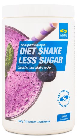 Diet Shake Less Sugar, Proteintilskud - Svenskt Kosttillskott