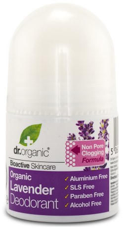 Dr Organic Lavendel Deodorant, Kropspleje & Hygiejne - Dr Organic