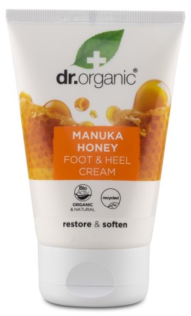 Dr Organic Manuka Honey Foot & Heel Cream, Kropspleje & Hygiejne - Dr Organic