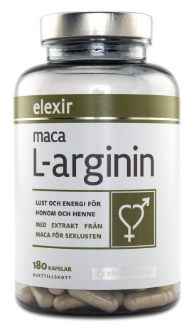 Elexir Pharma Maca L-arginin, Helse - Elexir Pharma