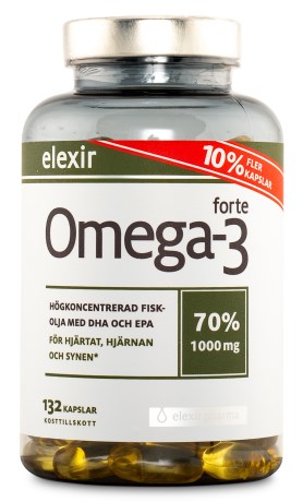 Elexir Pharma Omega-3 Forte, Helse - Elexir Pharma