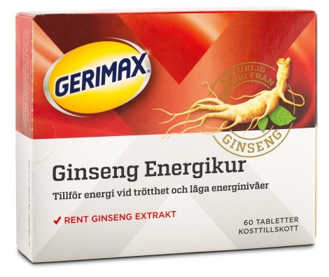 Gerimax Ginseng, Kosttilskud - Orkla