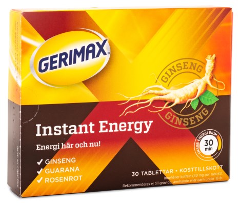 Gerimax Instant Energy, Helse - Orkla