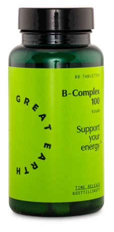 Great Earth B-Complex 100 mg, Helse - Great Earth