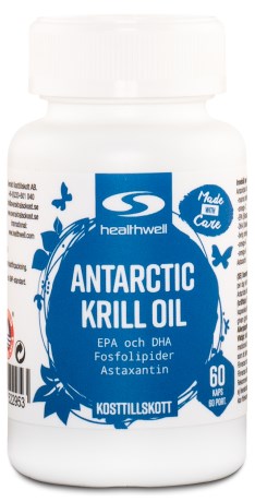 Antarctic Krill Oil, Kosttilskud - Healthwell