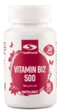 Healthwell B12-vitamiini Metyloitu 500