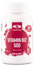 Healthwell Vitamin B12 500 Methyleret