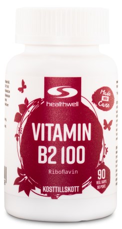 Vitamin B2 100, Kosttilskud - Healthwell