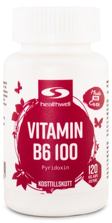 Vitamin B6 100, Kosttilskud - Healthwell