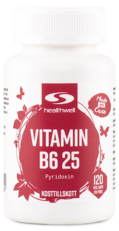 Vitamin B6 25, Kosttilskud - Healthwell