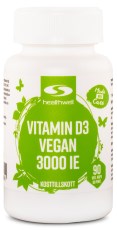 Healthwell D3-vitamiini 3000 IE Vegaani
