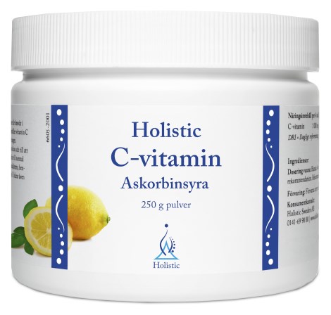 Holistic C-vitamin Askorbinsyre, Kosttilskud - Holistic
