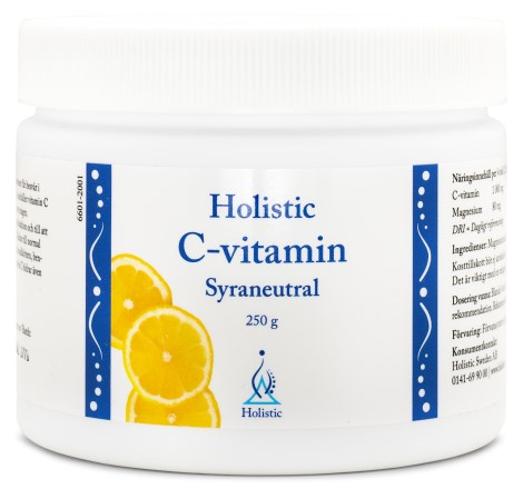 Holistic C-vitamin Pulver, Kosttilskud - Holistic