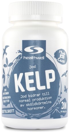 Jod Kelp, Kosttilskud - Healthwell