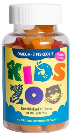 KidsZoo Fiskeolie Tyggegummi, Kosttilskud - Kids Zoo