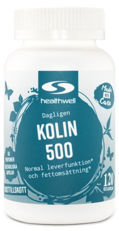 Cholin 500, Kosttilskud - Healthwell