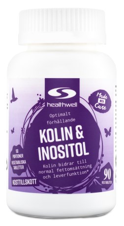 Cholin+Inositol, Kosttilskud - Healthwell