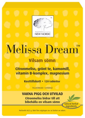 New Nordic Melissa Dream, Helse - New Nordic