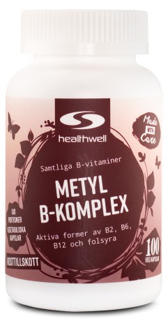Healthwell Metyl B-Komplex, Kosttilskud - Healthwell