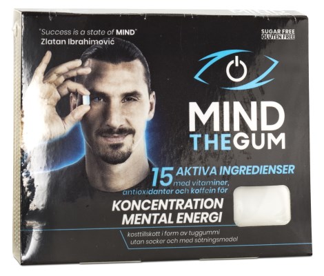 Mind The Gum Tuggummi, Kosttilskud - Mind The Gum