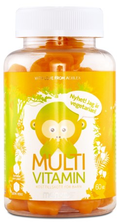 Monkids Multivitamin + Appelsin, Helse - Monkids