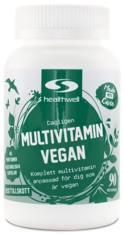 Multivitamin Vegansk, Kosttilskud - Healthwell
