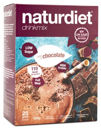 Naturdiet Low Sugar Drinkmix, Proteintilskud - Naturdiet