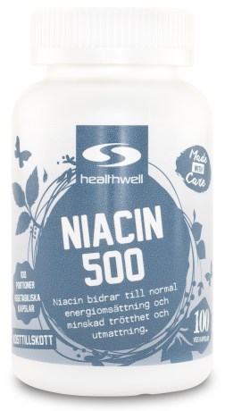 Niacin 500, Kosttilskud - Healthwell
