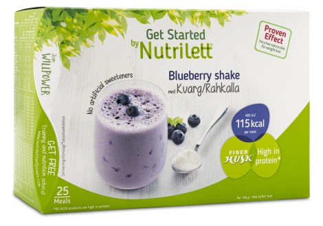 Nutrilett Kvark Shake 25-pack, Proteintilskud - Nutrilett