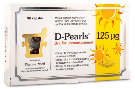 Pharma Nord D-Pearls 125 Ug, Kosttilskud - Pharma Nord