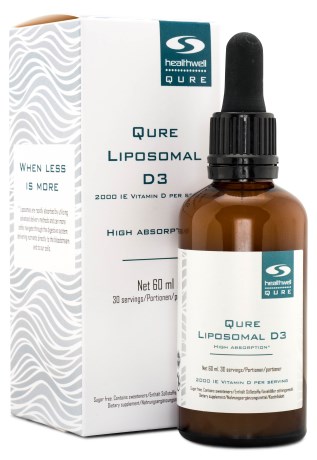 QURE Liposomal D3, Kosttilskud - Healthwell QURE