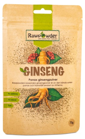 RawPowder Panax Ginseng, Helse - RawPowder