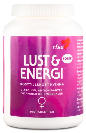 RFSU Lust och Energi Kvinna, Kosttilskud - Rfsu